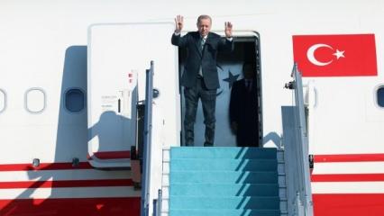 Cumhurbaşkanı Erdoğan Hollanda temaslarını tamamladı; yurda döndü