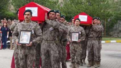 Feci kazadan acı haber! Vefat eden özel harekat kursiyerleri memleketlerine uğurlandı