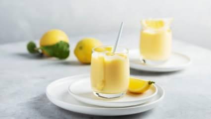 Ferahlatan tat: Limonlu Muhallebi