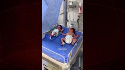 Gazzeli bebekler hayatta kalma savaşı veriyor