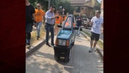 İtalyan bir otomobil tamircisi dünyanın en dar arabasını üretti
