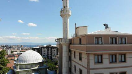 Minare ile bina iç içe... İstanbul'da enteresan bir cami: Hayatımda ilk kez gördüm
