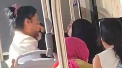 Otobüste tesettürlü kadına hakaret eden şüpheli tutuklandı