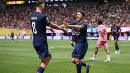 PSG, Messi'nin takımını fena dağıttı! Çeyrek finale yükseldiler