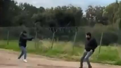 Pusu kurup öldürdükleri iş insanı cinayet anı duruşmada izlenildi