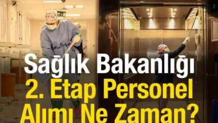 Sağlık Bakanlığı personel alımı 2025 başvurusu 2. etap! Sağlık Bakanlığı 18 bin sözleşmeli işçi başvurusu şartları