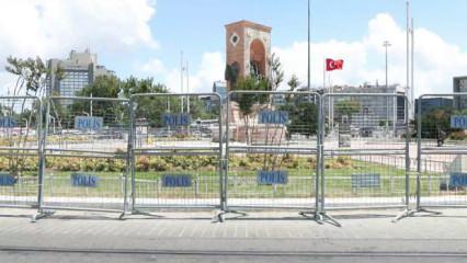 Taksim Meydanı'na yaya girişine kapatıldı