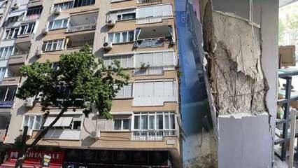 Taşıyıcı kolon patladı, 7 katlı bina boşaltıldı! Apartman sakininden vahim iddia