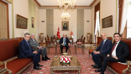 TBMM Başkanı Kurtulmuş, İYİ Parti heyetini kabul etti!