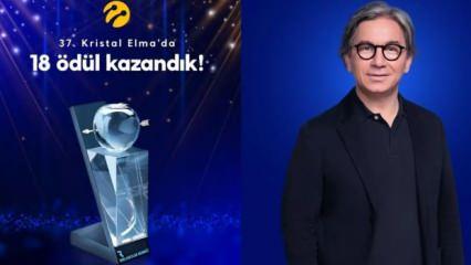 Turkcell'in iletişim gücüne Kristal Elma'dan 18 ödül