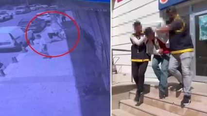 Zihinsel engelli çocuğu sokak ortasında darbetmişti! Tutuklandı