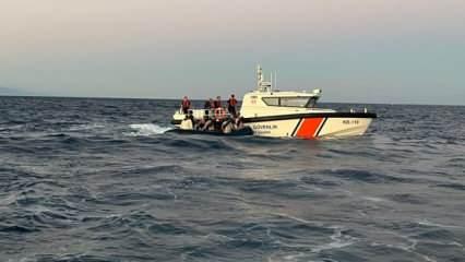 Ayvacık'ta 17 düzensiz göçmen yakalandı