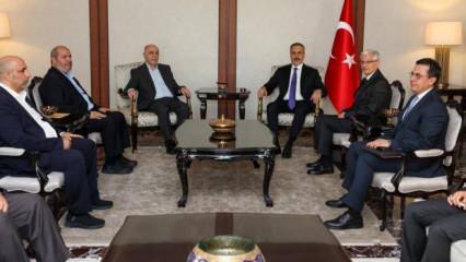 Ankara'da kritik görüşme: Bakan Fidan Hamas heyetini ağırladı!