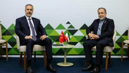 Bakan Fidan, İranlı mevkidaşı Abbas Arakçi ile görüştü