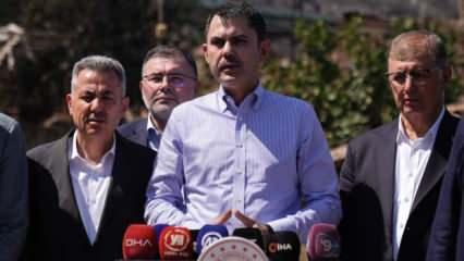 Bakan Kurum yangın bölgesinde: Devletimiz burada!