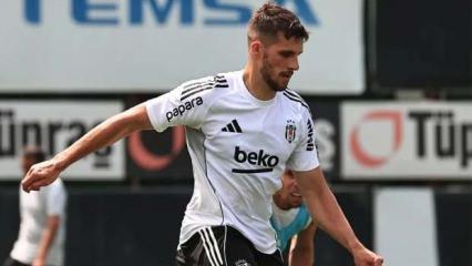 Beşiktaş'ın yeni transferi ilk idmanına çıktı