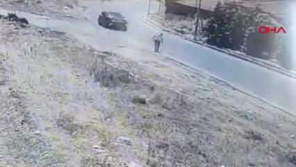 Büyükçekmece’de feci kaza! 15 yaşındaki sürücü son sürat geldi, yayaya çarptı