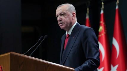 Cumhurbaşkanı Erdoğan'dan şehit orman işçisi Ragıp Şahin'in ailesine başsağlığı mesajı