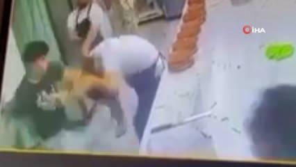 Esenyurt’ta pastanede işçilerin yumruklu kavgası kamerada