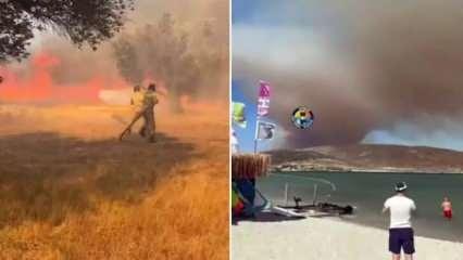 Turizm cennetinde korkutan yangın: O mahalleler tahliye edildi!