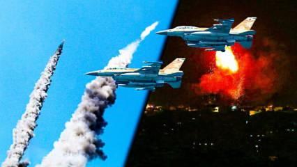 İsrail uçakları İran'dan dönerken Gazze'yi bombaladı