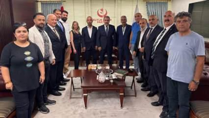 AKKAV heyetinden BBP Genel Başkanı Mustafa Destici’ye ziyaret