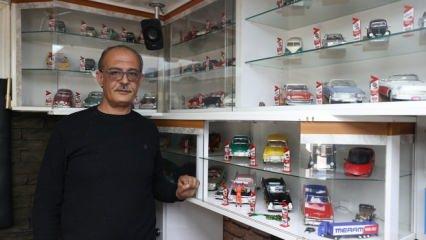 Konyalı koleksiyoner 25 yılda 259 model otomobil topladı!