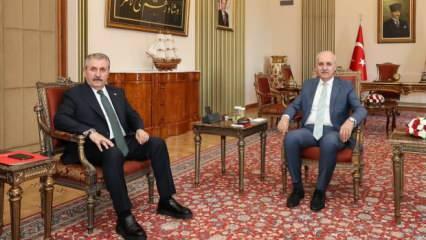 Kurtulmuş, Destici'yi kabul etti