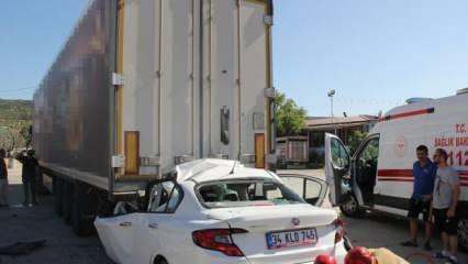 Manisa'da baba ve 3 çocuğu hayatını kaybetmişti! Korkunç kaza anı ortaya çıktı