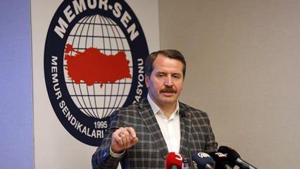 Memur-Sen'den memur maaşlarına refah payı ve iyileştirme talebi