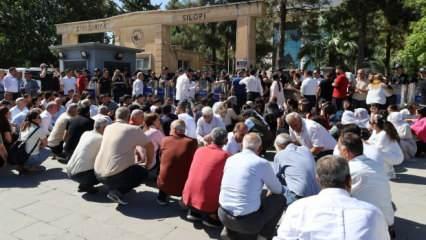  Silopi’de istifa yürüyüşünde sloganlara tepki gösteren kişi darbedildi