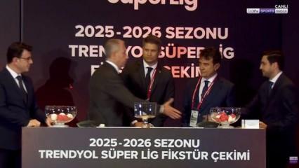 Fikstür çekiminde Galatasaray ve Fenerbahçe gerilimi yaşandı