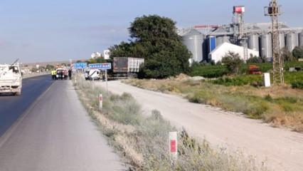 Yanan TIR'da korkunç görüntü: Başı kesilmiş halde bulundu