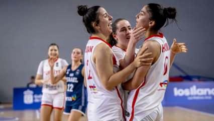 18 Yaş Altı Kız Milli Basketbol Takımı, İsrail'i 66-57 mağlup etti