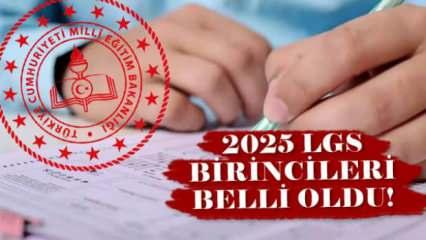 2025 LGS birincileri belli oldu: Bir yılda 2 kat arttı!