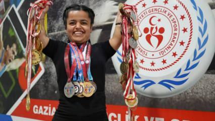 35 kiloluk bu sporcu 12 yılda 92 madalya kazandı: Hayali Los Angeles