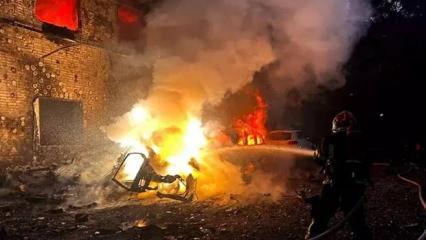Rusya'dan Ukrayna'ya 597 İHA'yla saldırı