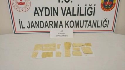 A4 kağıdına emdirilmiş uyuşturucuyla yakalanıp, gözaltına alındı
