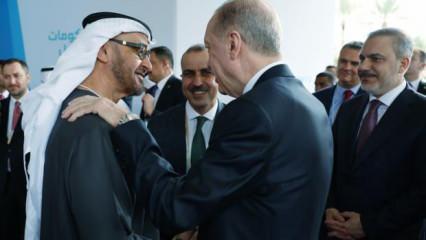 Başkan Erdoğan, Al Nahyan ile görüştü! BAE'den Türkiye mesajı