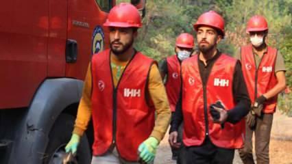 Bayırbucak’taki Türkmen köylerinde orman yangınları sürüyor