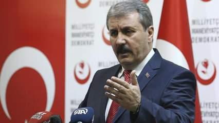 BBP Lideri Destici: Avrupa’nın utancı, insanlık dersleriyle örtülemez