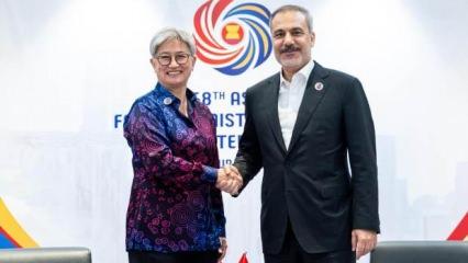 Dışişleri Bakanı Fidan, Avustralyalı mevkidaşı Wong ile Malezya'da görüştü