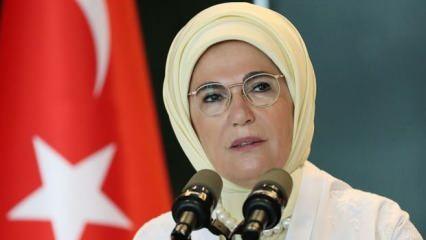 Emine Erdoğan'dan şehitler için taziye mesajı