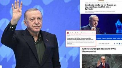 Erdoğan'ın PKK konuşması dünya manşetlerinde: Yeni bir sayfa açıldı