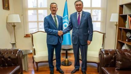 SSB Başkanı Görgün, TDT Genel Sekreteri Omuralıev ile görüştü!