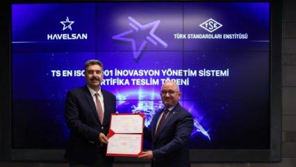 HAVELSAN "TS EN ISO 56001 belgesi" alan ilk yazılım şirketi oldu