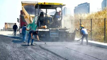 Esenyurt'ta 8 ayda 27 bin ton asfalt ve 159 bin metrekare parke yol yapıldı