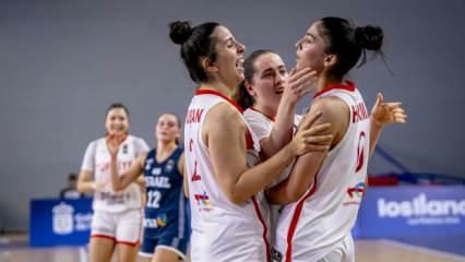 Kız Milli Basketbol Takımı, Avrupa Şampiyonası'nı üçüncü tamamladı