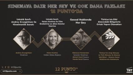 Sinemaya dair her şey 12 Punto 2025'te