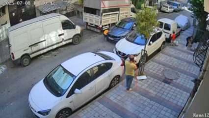 Sultangazi'de feci görüntü: Yola fırlayan çocuğa araba çarptı